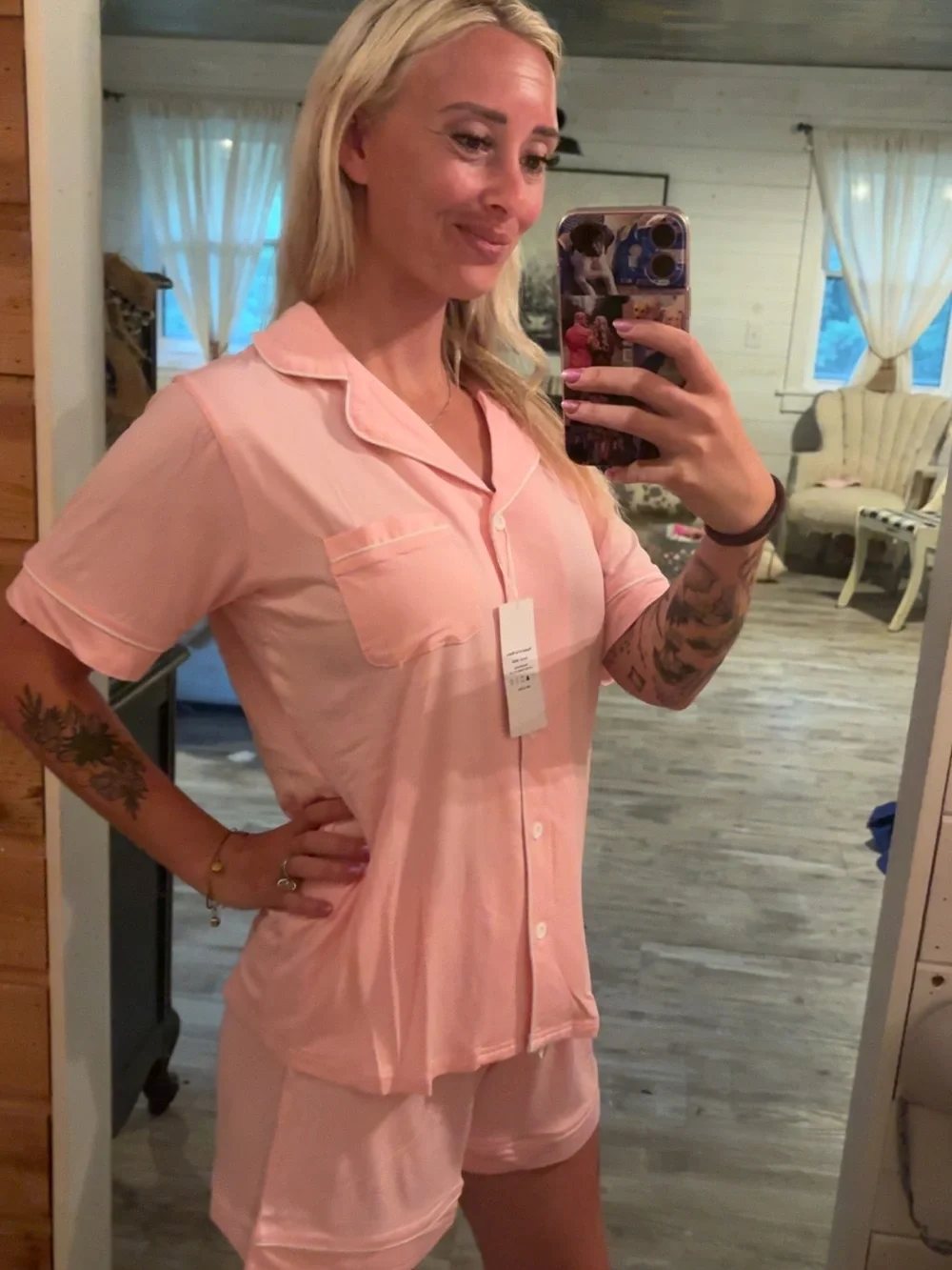 Soft Pink Short Pajama Set